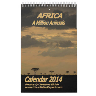 AFRIKA - Eén miljoen dieren kalender 2014