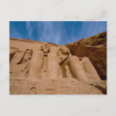 Afrika, Egypte, Abu Simbel, Ramses II en Briefkaart (Voorkant)