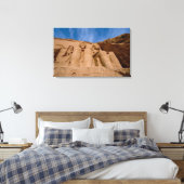 Afrika, Egypte, Abu Simbel, Ramses II en Canvas Afdruk (Insitu (Slaapkamer))