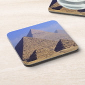 Afrika, Egypte, Caïro, Giza. Grote piramiden Bier Onderzetter (Linkerzijde)