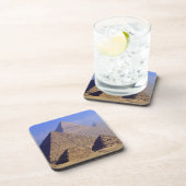 Afrika, Egypte, Caïro, Giza. Grote piramiden Bier Onderzetter (Rechterzijde)