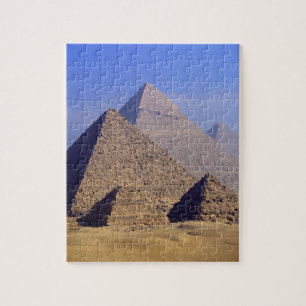 Afrika, Egypte, Caïro, Giza. Grote piramiden Legpuzzel