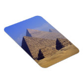 Afrika, Egypte, Caïro, Giza. Grote piramiden Magneet (Rechterzijde)