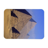 Afrika, Egypte, Caïro, Giza. Grote piramiden Magneet (Horizontaal)