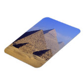 Afrika, Egypte, Caïro, Giza. Grote piramiden Magneet (Linkerzijde)