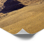 Afrika, Egypte, Caïro, Giza. Grote piramiden Poster (Hoek)