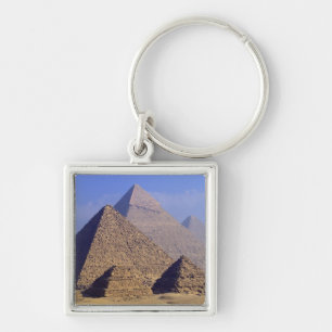 Afrika, Egypte, Caïro, Giza. Grote piramiden Sleutelhanger