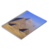 Afrika, Egypte, Caïro, Giza. Grote piramides Notitieboek (Linkerzijde)