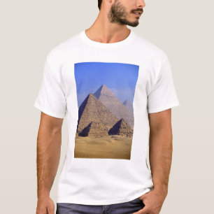 Afrika, Egypte, Caïro, Giza. Grote piramides T-shirt