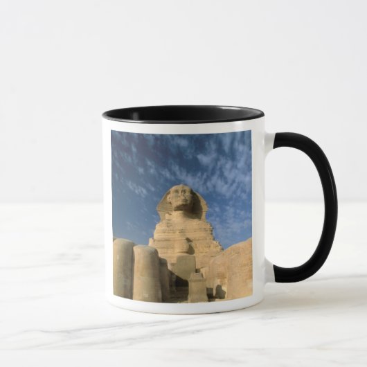 Afrika, Egypte, Caïro, Giza Plateau. Sfinx Mok (Rechts)
