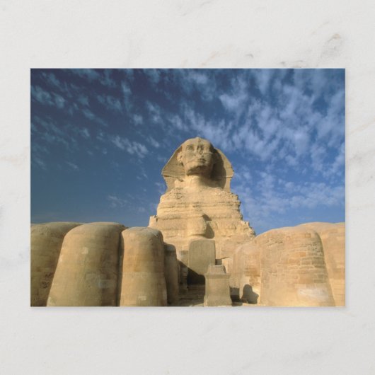 Afrika, Egypte, Caïro, Giza Plateau. Sphinx Briefkaart (Voorkant)