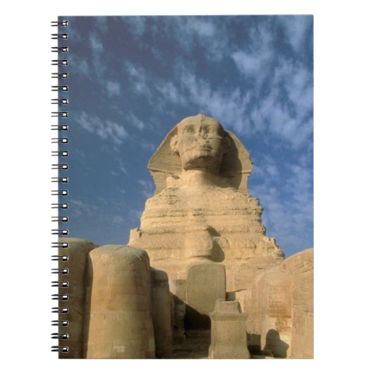 Afrika, Egypte, Caïro, Giza Plateau. Sphinx Notitieboek (Voorkant)