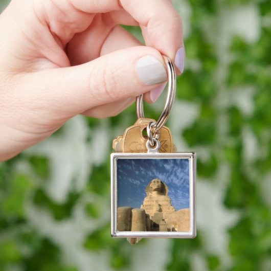 Afrika, Egypte, Caïro, Giza Plateau. Sphinx Sleutelhanger (Hand)