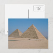 Afrika - Egypte - Caïro - Grote Piramides van Gize Briefkaart (Voorkant / Achterkant)