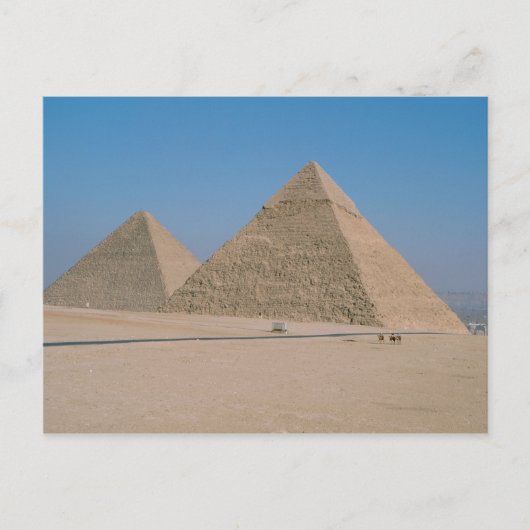 Afrika - Egypte - Caïro - Grote Piramides van Gize Briefkaart (Voorkant)