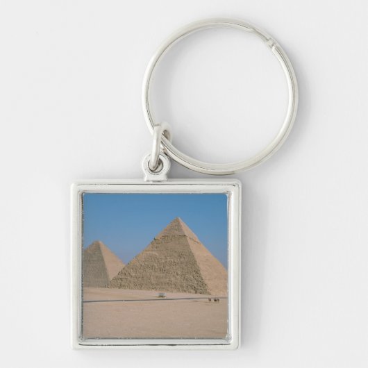 Afrika - Egypte - Caïro - Grote Piramides van Gize Sleutelhanger (Voorkant)