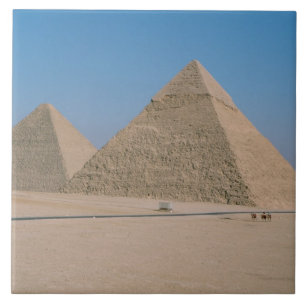 Afrika - Egypte - Caïro - Grote Piramides van Gize Tegeltje