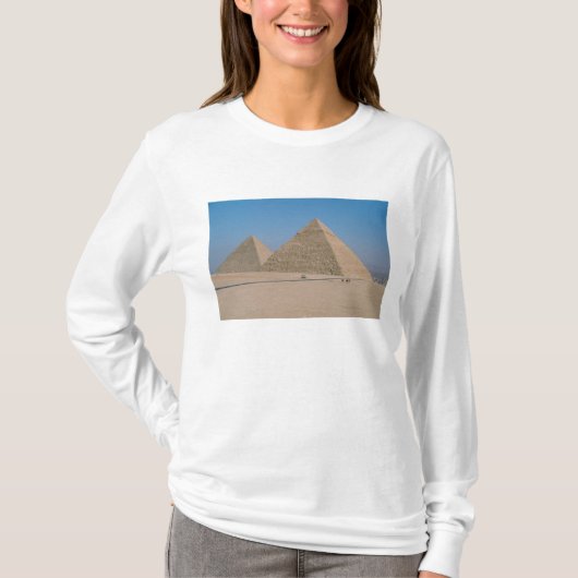 Afrika - Egypte - Caïro - Grote Pyramiden van Giza T-shirt (Voorkant)
