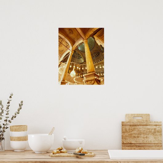 AFRIKA, Egypte, Caïro, Muhammad Ali Mosque Poster (Keuken)