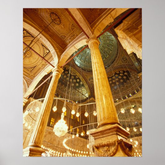 AFRIKA, Egypte, Caïro, Muhammad Ali Mosque Poster (Voorkant)