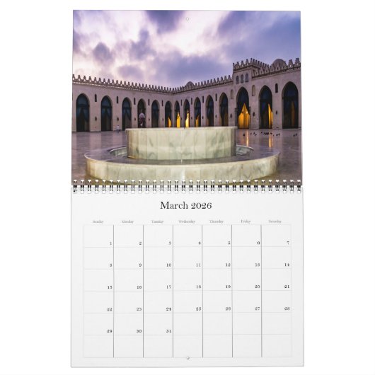 Afrika - Egypte - Kalender (Mar 2026)