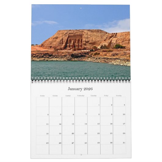 Afrika - Egypte - Kalender (Jan 2026)