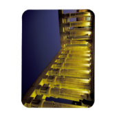 Afrika, Egypte, Luxor. Sun Court of Amenhotep Magneet (Verticaal)