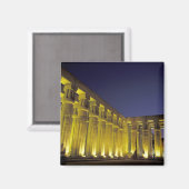 Afrika, Egypte, Luxor. Sun Court of Amenhotep Magneet (Voorkant / Achterkant)