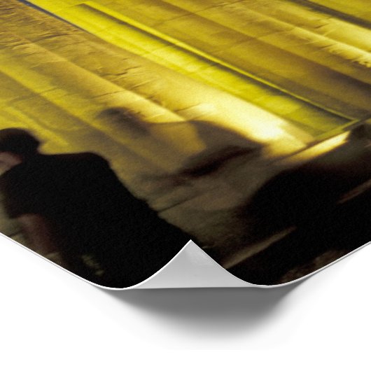 Afrika, Egypte, Luxor. Sun Court of Amenhotep Poster (Hoek)