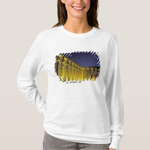 Afrika, Egypte, Luxor. Zonhof van Amenhotep T-shirt