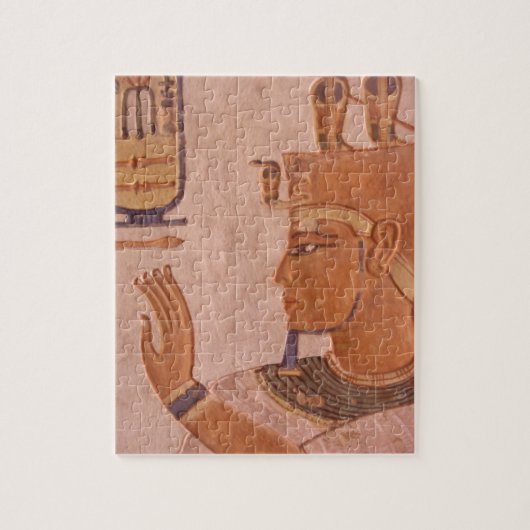 Afrika, Egypte, Vallei der Koningen. Grafwand Legpuzzel (Verticaal)