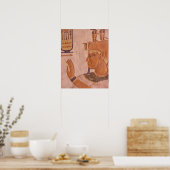 Afrika, Egypte, Vallei der Koningen. Grafwand Poster (Keuken)