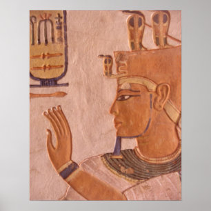Afrika, Egypte, Vallei der Koningen. Grafwand Poster