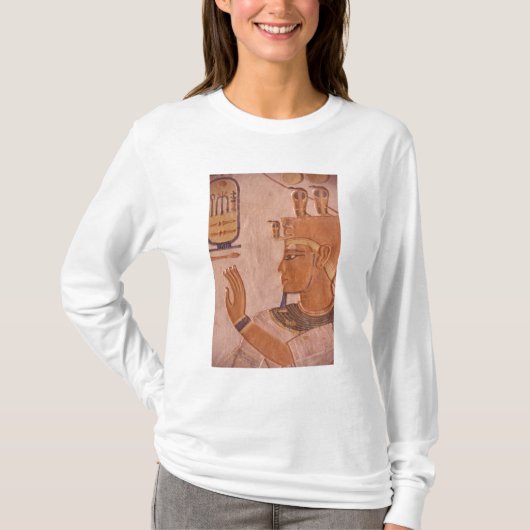 Afrika, Egypte, Valley of the Kings. Tombe-wand T-shirt (Voorkant)