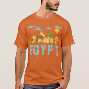 Afrika Egyptische Hieroglyphics Caïro Egypte T-shirt