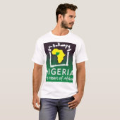 afrika en nigeria t-shirt (Voorkant volledig)