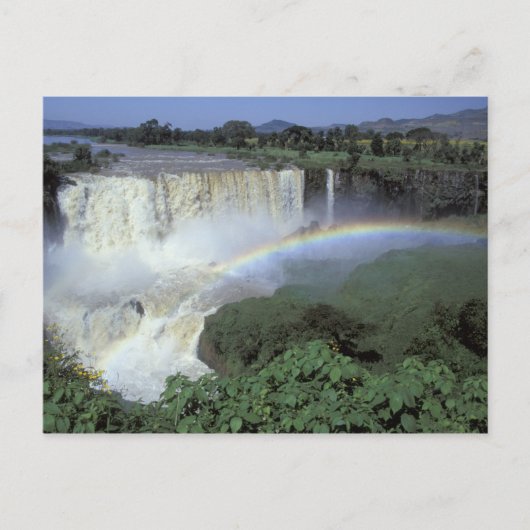 Afrika, Ethiopië, Blauwe Nijl, Cataract. 2 Briefkaart (Voorkant)