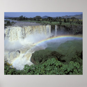 Afrika, Ethiopië, Blauwe Nijl, Cataract. 2 Poster