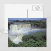 Afrika, Ethiopië, de Blauwe Nijlrivier, Cataract.  Briefkaart (Voorkant / Achterkant)
