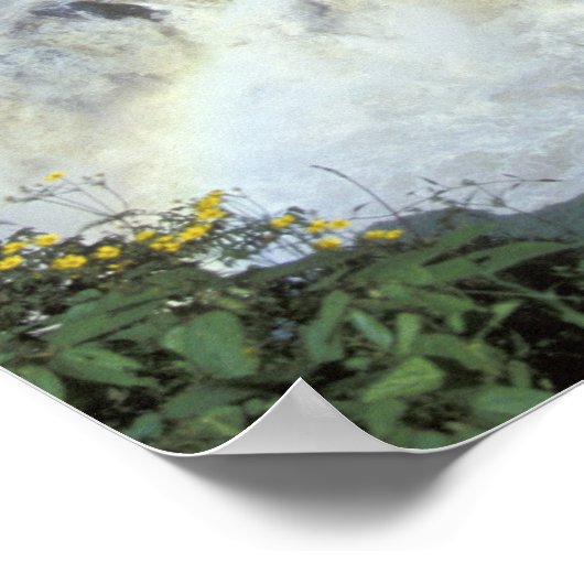 Afrika, Ethiopië, de Blauwe Nijlrivier, Cataract. Poster (Hoek)