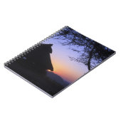 Afrika, Ethiopië, de Omo-rivierregio, zonsondergan Notitieboek (Linkerzijde)