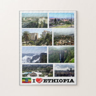 Afrika - Ethiopië - ik hou van - Legpuzzel