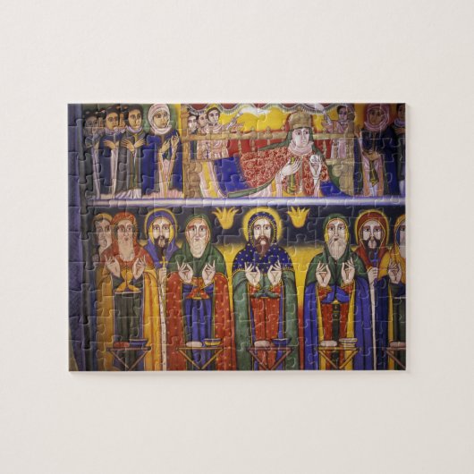 Afrika, Ethiopië. Kunstwerk met afbeeldingen van a Legpuzzel (Horizontaal)