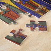 Afrika, Ethiopië. Kunstwerk met afbeeldingen van a Legpuzzel (Zijkant)