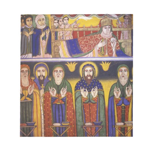 Afrika, Ethiopië. Kunstwerk met afbeeldingen van a Notitieblok (Voorkant)