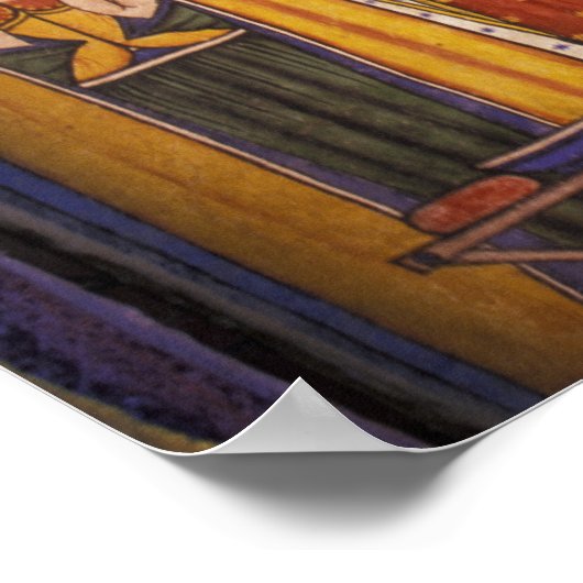 Afrika, Ethiopië. Kunstwerk waarin apostelen en Poster (Hoek)