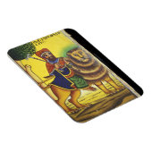 Afrika, Ethiopië. Kunstwerk waarin de leeuw van Magneet (Rechterzijde)