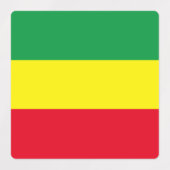 Afrika Ethiopië Rasta Vlag Labels (Design 2)