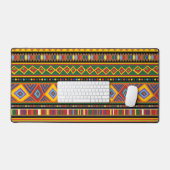 Afrika Etnisch Kunstpatroon Bureaumat (Keyboard & Muis)