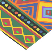 Afrika Etnisch Kunstpatroon Korte Tafelloper (Hoek)